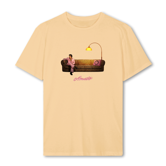 LISASAMPLE Sand Regular Tee.