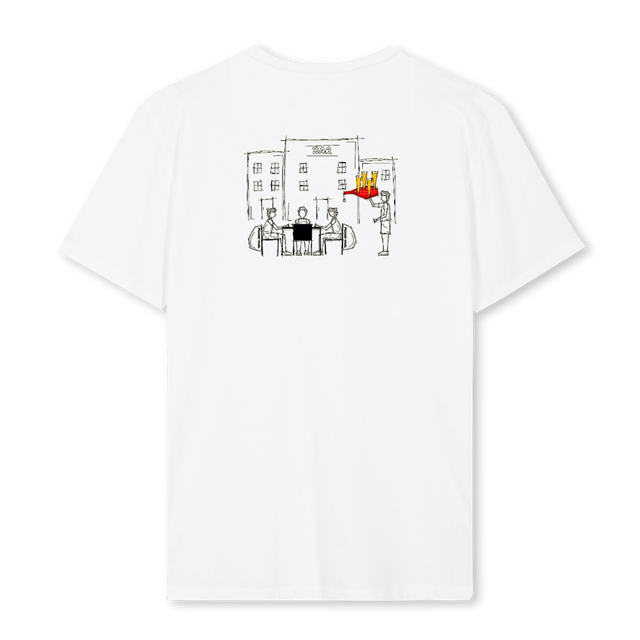 BANDEJA White Regular Tee.