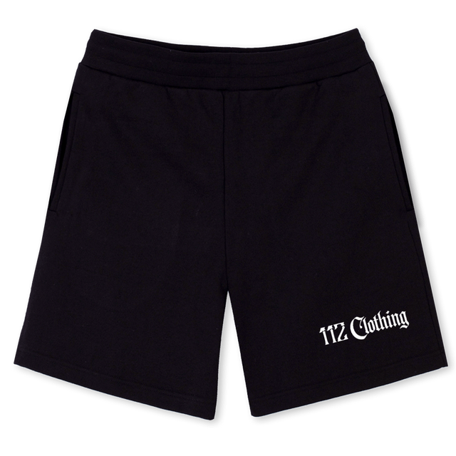 BLKSHRT Black Relaxed Sweatshorts.
