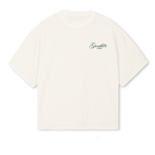 TSHIRTKEY Vintage White Oversized Boxy Tee.