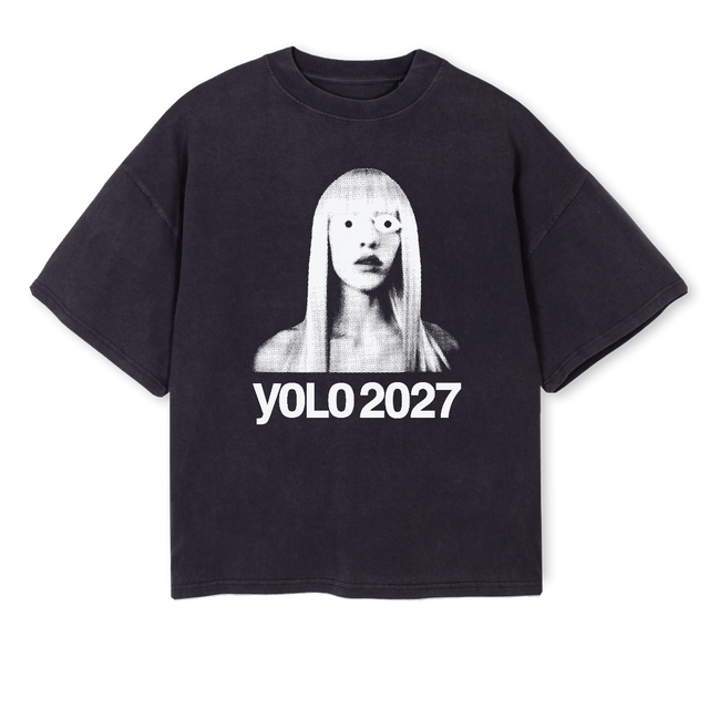 TUR PRAGUE_FRONT ONLY Vintage Black Oversized Boxy Tee.