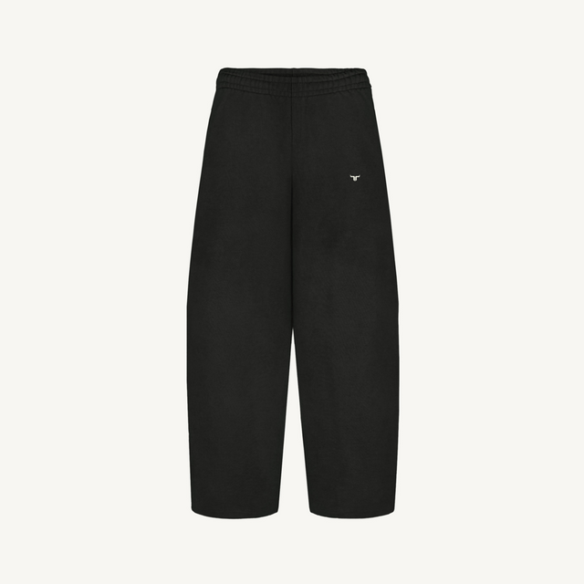 FitBeny oversize pants Vintage Black Straight-Leg Baggy Sweatpants.