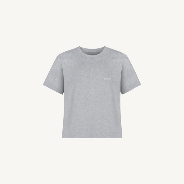Grey Short Sleeve WOMENS Tee Light Grey Marl Women’s Clean Cut Tee.