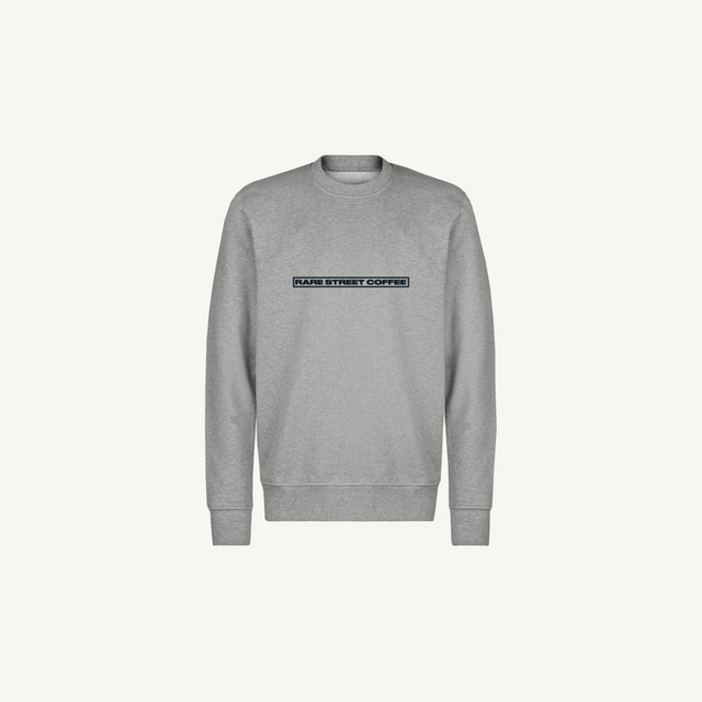 LongNeck Grey Marl Regular Crewneck Sweater.