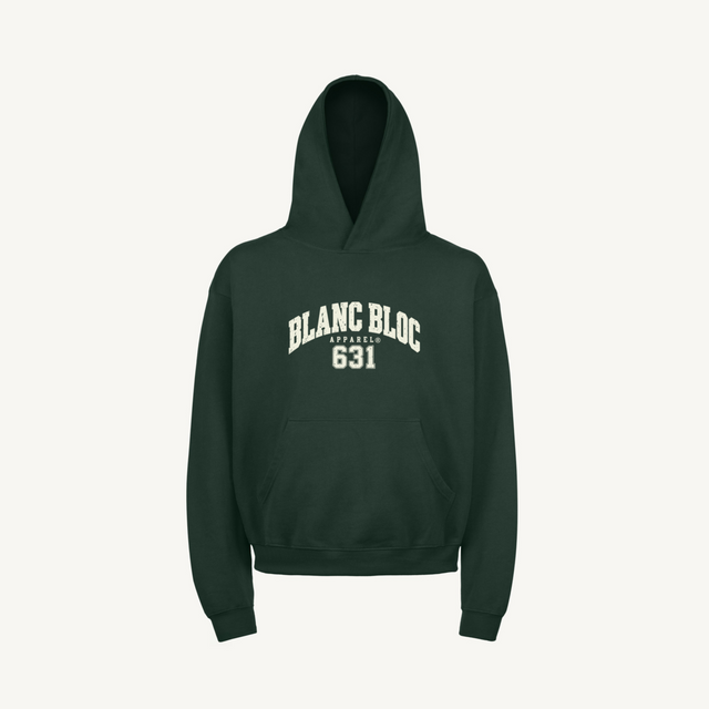blancbloc631hoodie Wild Green Ultra Heavy Oversized Hoodie.
