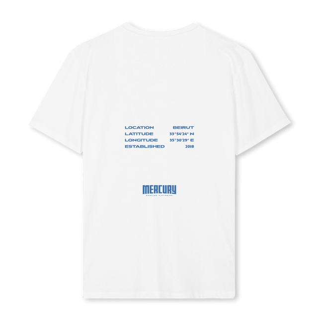 MERCURYSAMPLEFOURTEE White Regular Tee.