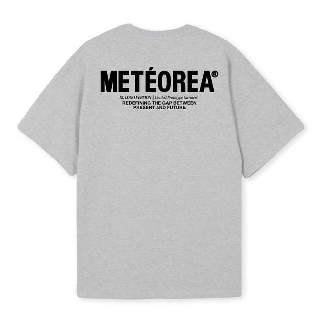 PROTOTYPEGREY Light Grey Marl Oversized Tee.