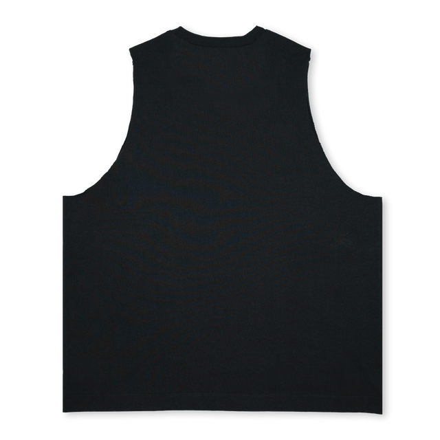 DOVEE Deep Black Oversized Vest.