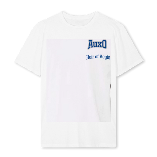 AUXO White Regular Tee.