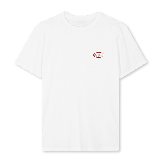 CA White Regular Tee.