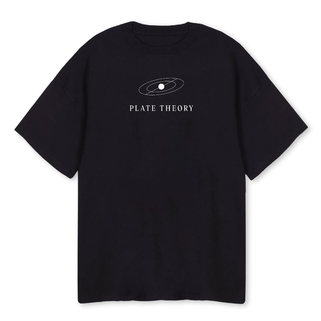 MASS ATTRACTION Black Oversized Tee.