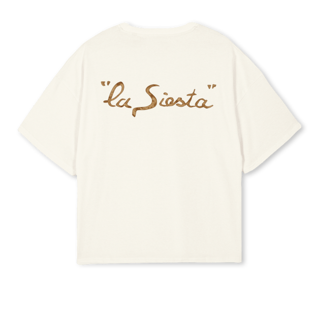 FINALMARIOTSHIRT Cream Oversized Boxy Tee.