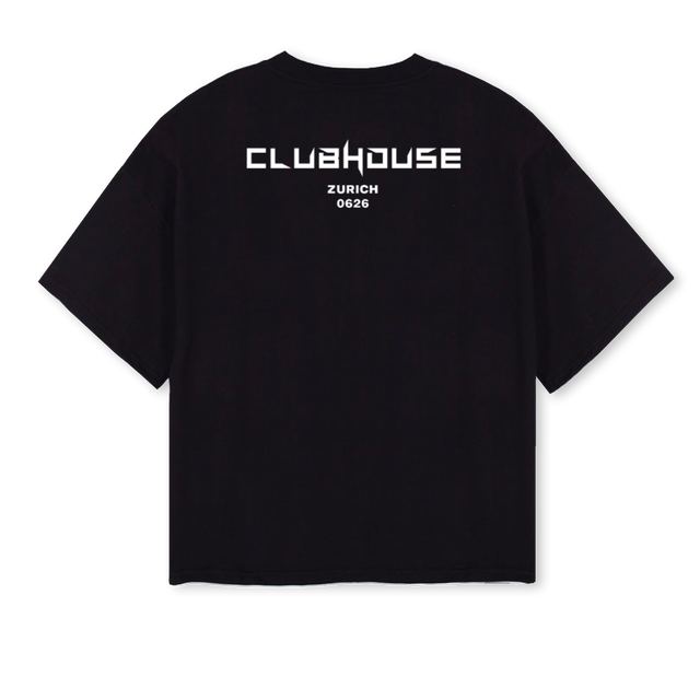 CHBBP Black Oversized Boxy Tee.