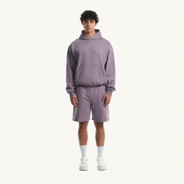 Purple Oversized Hoodie.