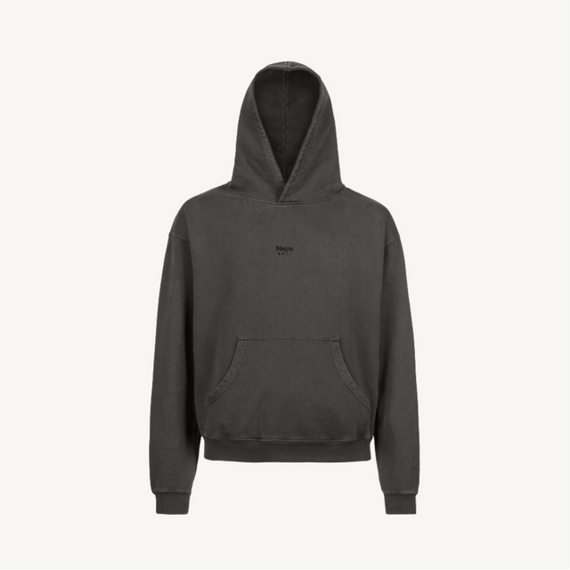 hoodie/bl Vintage Black Oversized Hoodie.