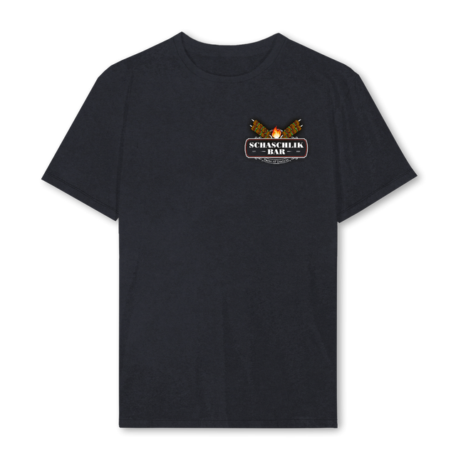 SCHASCHLIKBARTEE Vintage Black Regular Tee.
