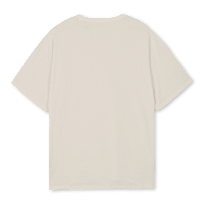LNLSANDTEE Natural Oversized Tee.