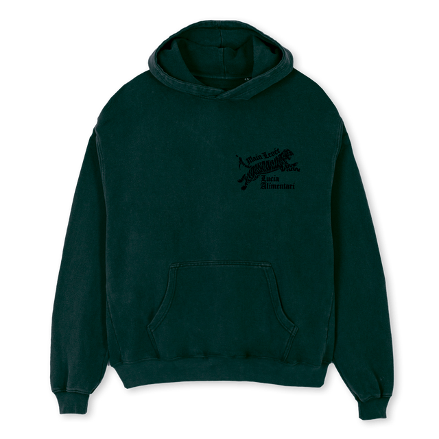 LUCIATIGERHOODIE Wild Green Oversized Hoodie.