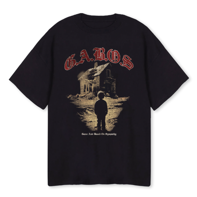 FORAYANLE Black Oversized Tee.