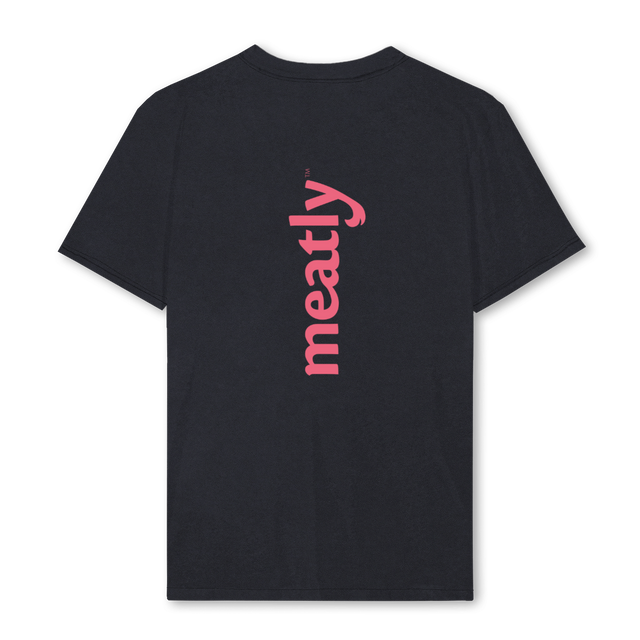 MEATLY Vintage Black Regular Tee.