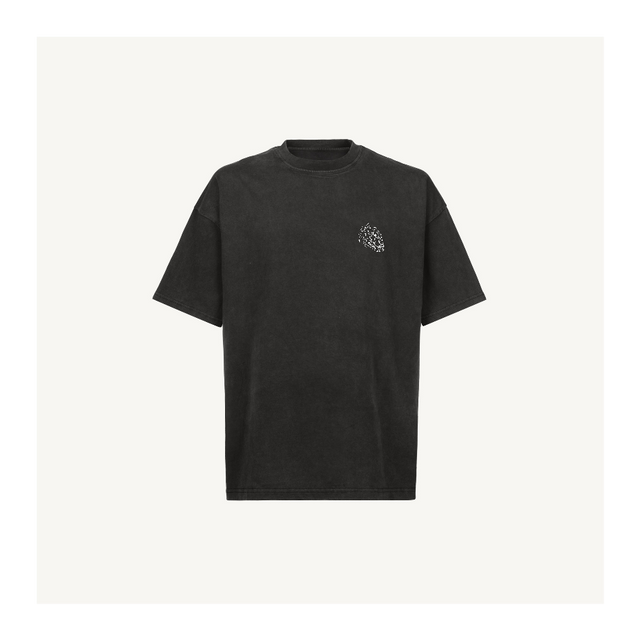 COFFIN TEE Vintage Black Oversized Tee.