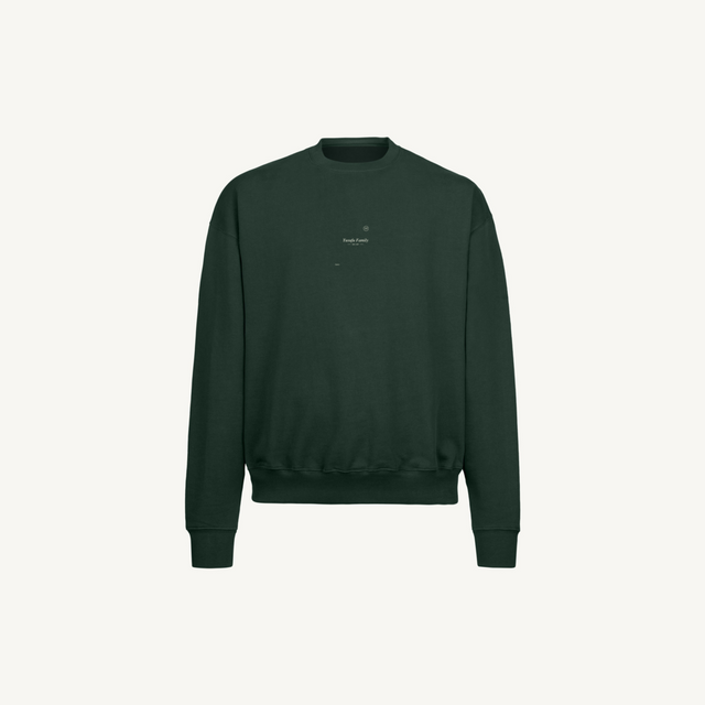 Legacy Set Wild Green Oversized Crewneck Sweater.