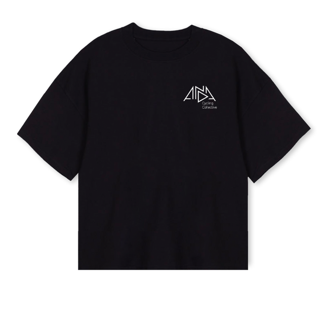 ANDA Black Oversized Boxy Tee.