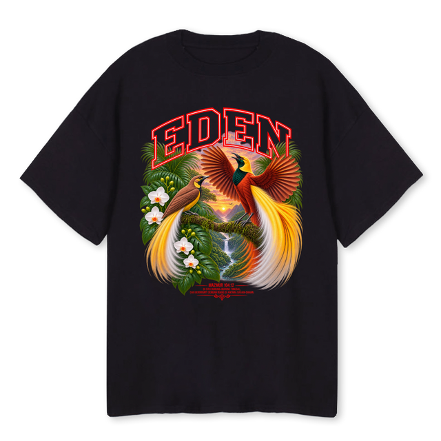 EDENBGOVERSIZEDTEE Black Oversized Tee.