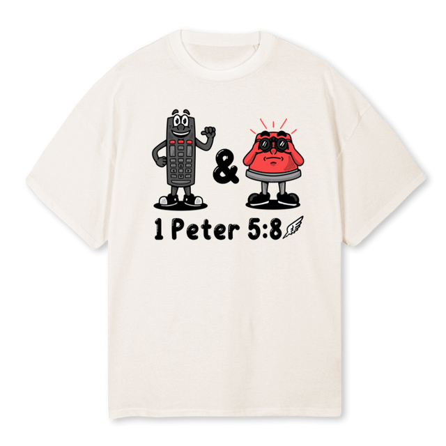 FPTFIVEEIGHT Vintage White Oversized Tee.