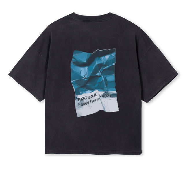 LOIS Vintage Black Oversized Boxy Tee.