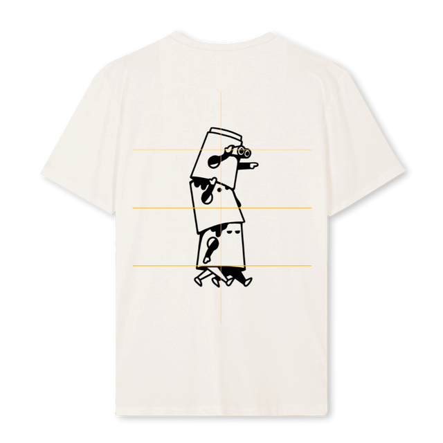 VINTAGWHITEEXPLORERS Vintage White Regular Tee.