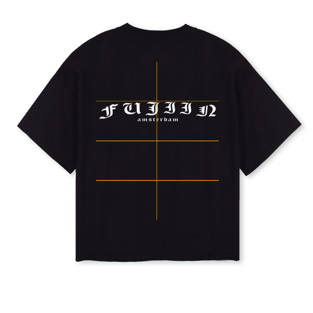 SIGN Black Oversized Boxy Tee.