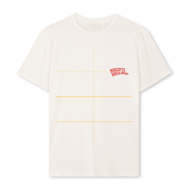 BISCOTTITESTFOUR Vintage White Regular Tee.