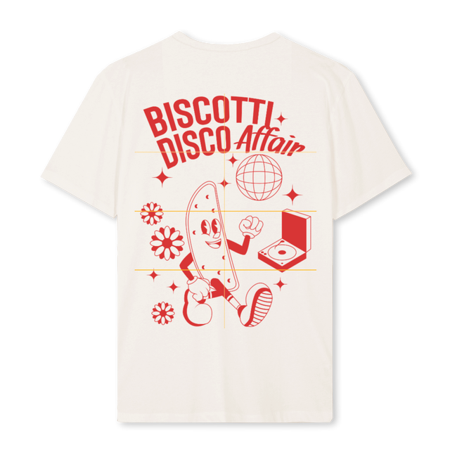 BISCOTTITESTFOUR Vintage White Regular Tee.