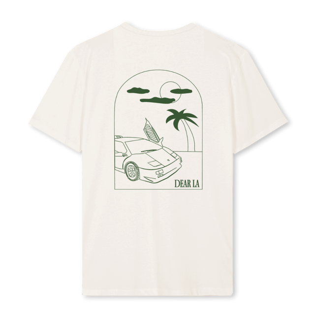 DIABLOTEE Vintage White Regular Tee.