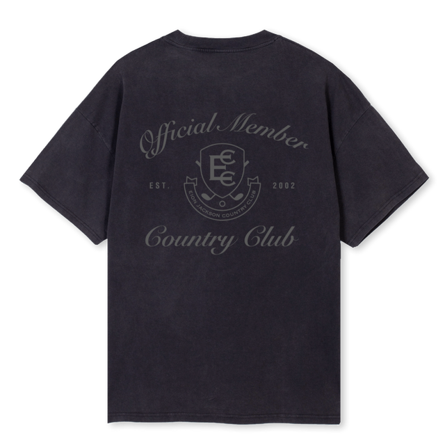 CCMEMBER_2 Vintage Black Oversized Tee.