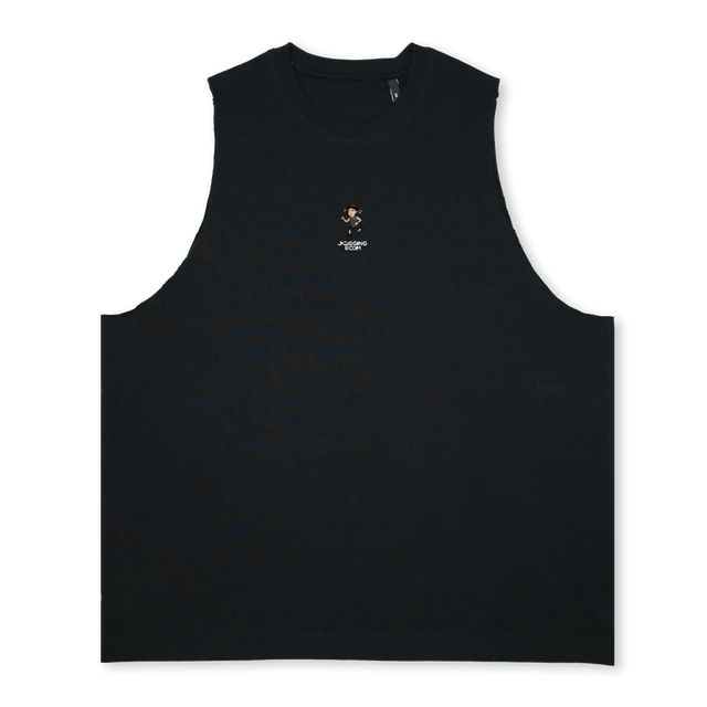 MARAVEST Deep Black Oversized Vest.