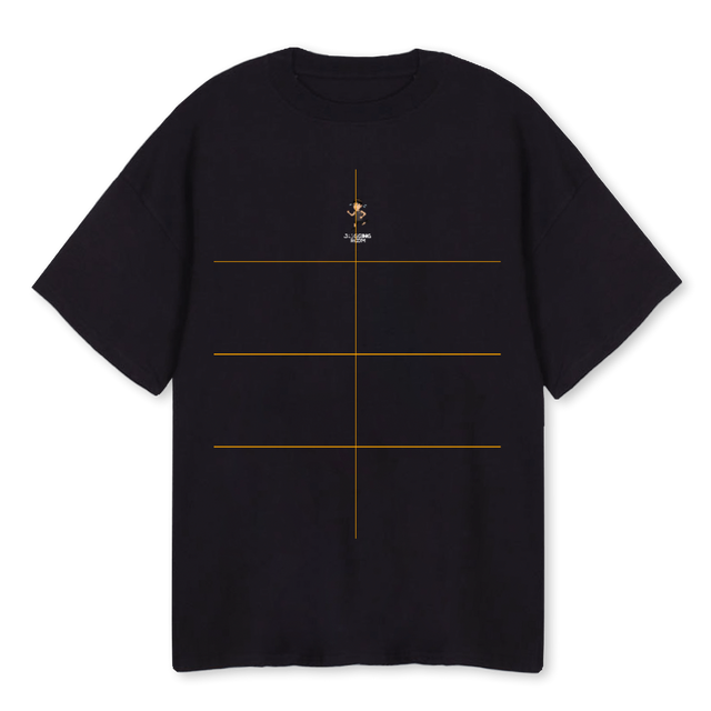 WRKMARA Black Oversized Tee.
