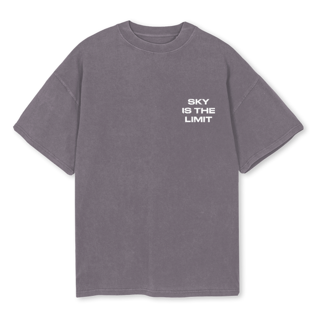 ODFSKY Pigment Grey Oversized Tee.