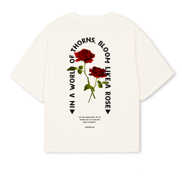 THRONES Vintage White Oversized Boxy Tee.