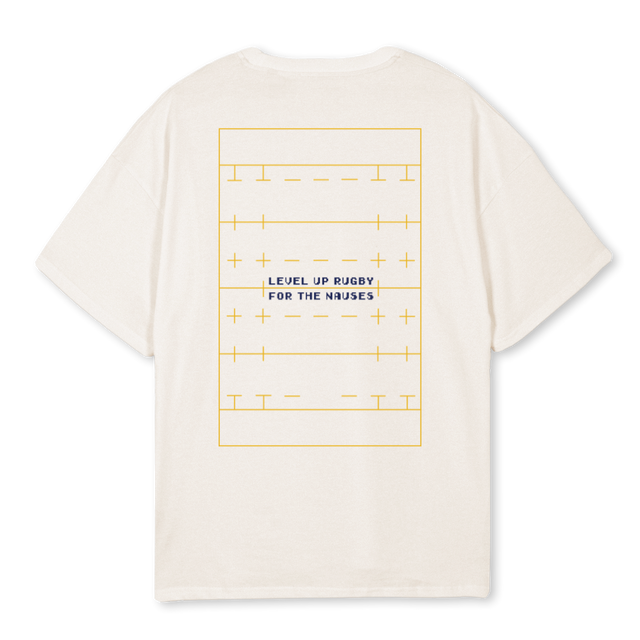 LVLUPOFFWHITE Vintage White Oversized Tee.