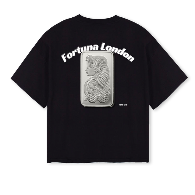 BULLI Black Oversized Boxy Tee.
