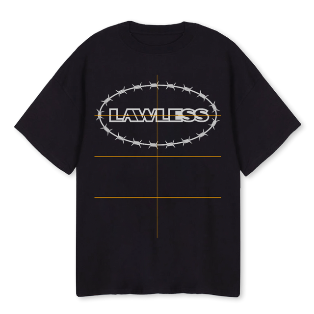 BARB Black Oversized Tee.