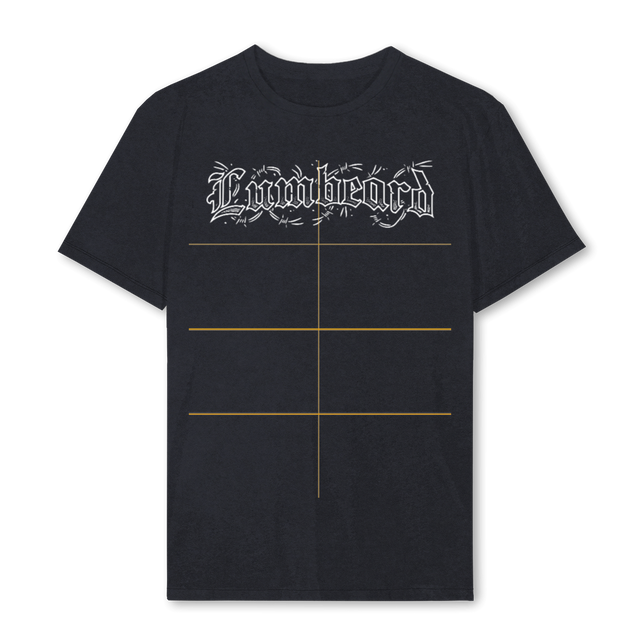 LUMBEARDREGULAR Vintage Black Regular Tee.