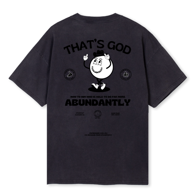 EPHBLACKSHIRT Vintage Black Oversized Tee.