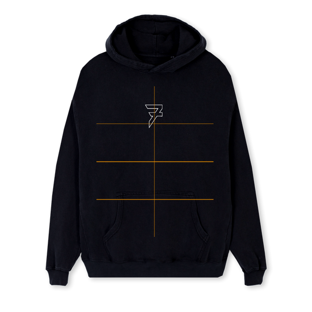 HOODIESAMPLE Black Regular Hoodie.