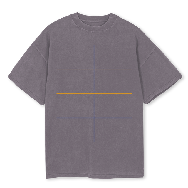 VROOM Pigment Grey Oversized Tee.