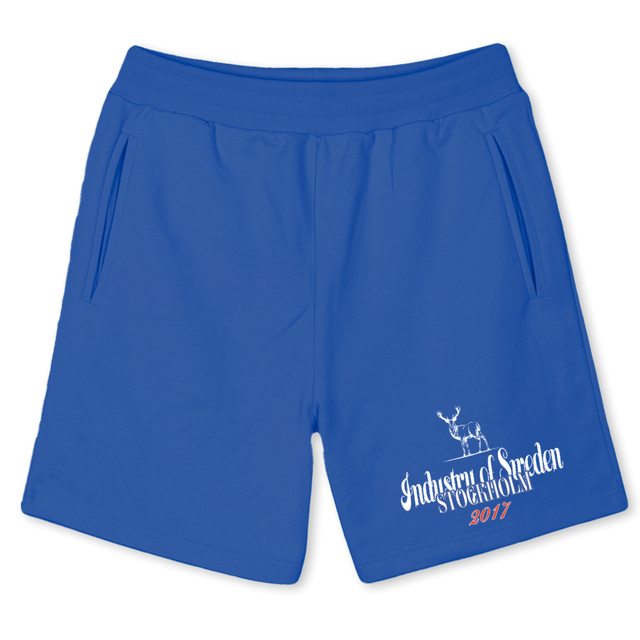 EUROPESELYSIUM_1 Cobalt Blue Sweatshorts.