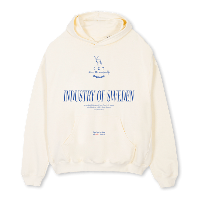 PARADISE_1 Cream Oversized Hoodie.