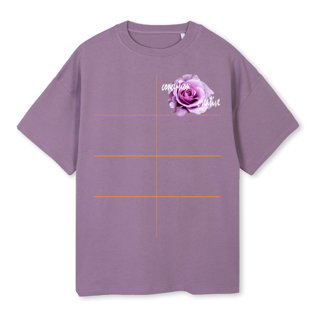 SIZZURP Purple Oversized Tee.